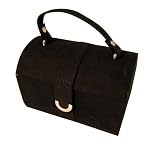 Mele & Co. Hilde Bonded Leather Jewelry Box (Metro Black)