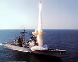 USS Cowpens Launches SM-2 US Navy Aviation Art Print Poster (16x20)