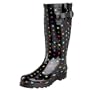 Western Chief Women's Ditsy Dots Rain Boot,Black Multi,6 M US