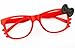 FancyG® Cute Fashion Glass Frame Eyewear with Bow Tie Cat Eyes Whiskers NO LENS