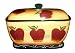 Kitchen & Housewares : BREAD BOX, TOAST JAR CANISTER, COUNTRY APPLE DECOR