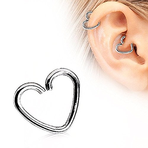 Heart Shaped WildKlass Cartilage Earring 316L Surgical Steel