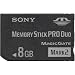 8GB Sony - Memory Stick Pro Duo Mark2 Speicherkarte inkl. Adapter f�r Digitalkamera Sony Cyber-shot DSC-W100 / DSC-W110 / DSC-W115 / DSC-W12 / DSC-W120 / DSC-W125 / DSC-W130 / DSC-W15 / DSC-W150 / DSC-W17 / DSC-W170