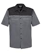 Cicruit - 5.5 oz. 100% cotton peached short sleeve twill camp shirt