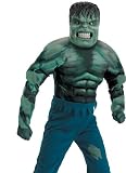 Kids The Incredible Hulk Boys Mask Muscle Costume 10-12 Boys Boys 10-12