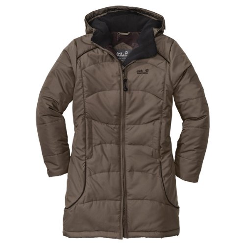 Jack Wolfskin Mädchen Mantel Girls Iceguard Coat, Siltstone, L (164/170