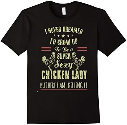 Men's Chicken lady T-shirt XL Black