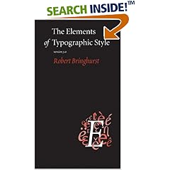 The Elements of Typographic Style