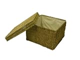 Lidded Wicker (Seagrass) Storage Basket