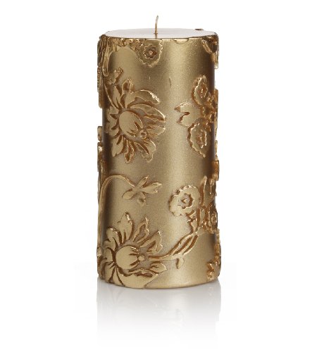 Gilded Large Pillar Candle