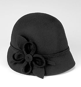 Per Una Pure Wool Floral Cloche Hat