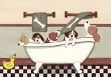 A bathtub full of beagles / Lynch folk art print 41%2BqjmtPSoL. SL160 A bathtub full of beagles / Lynch folk art print