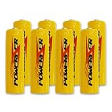 8 AA 1.2V NiCd Rechargeable Batteries 1000mAh by Powerizer
