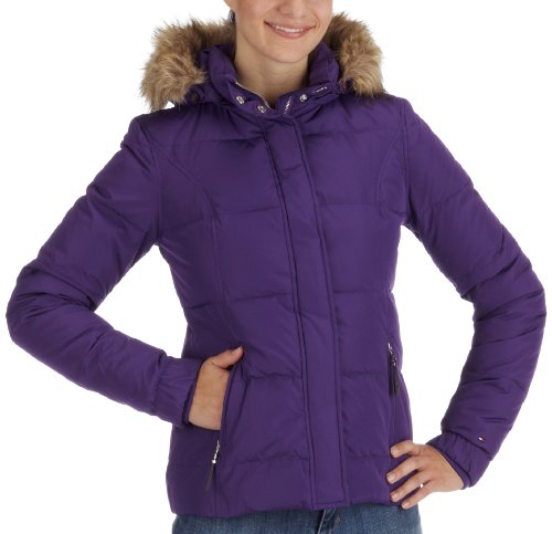 Tommy Hilfiger CLASSIC DOWN JKT 1M50524366 Damen Jacke, Gr.42 (XL), Violett (DELTONA PURPLE 549)