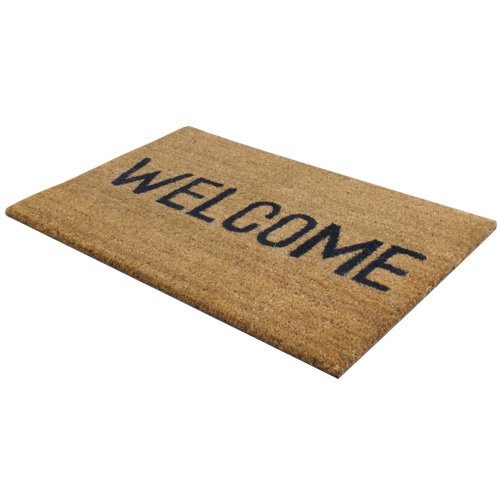 33.5 x 60cms welcome mat PVC Coir doormat mat home office caravan