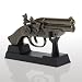 Rare Collectable Antique Style S-70 Derringer Flintlock Pistol Gun Shape Cigar Cigarette Pipe Butane Torch Jet Flame Table Lighter With Display Stand