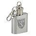 Scottish Lion Rampant Crest 1oz Keyring Stainless Steel Hip Flask