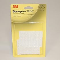 3M SJ5302 Bumpon Blister Pack 0.312 x 0.085-Inch, Clear