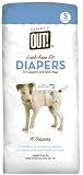 OUT! Disposable Dog Diapers, Small, 16-Count