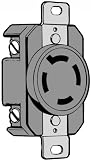Marinco RECEPTACLE F/BASS CHARGERS 2018BR