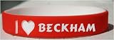 I Love Beckham Custom Wristband