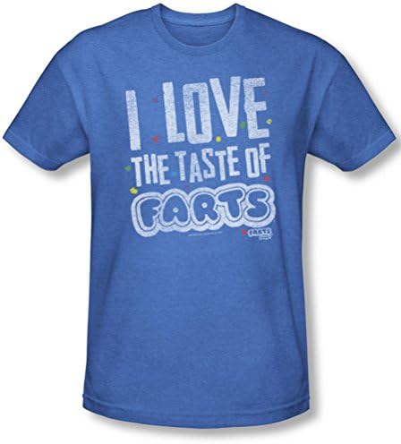 Farts Candy - Mens Tasty Farts T-Shirt, Size: Medium, Color: Royal Blue