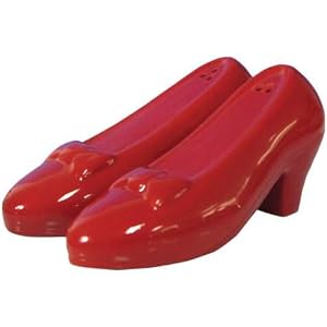 Wizard of Oz Dorothy's Ruby Slippers Salt and Pepper Shakers Set by Wizard Of Oz