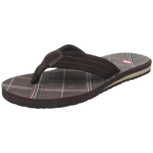 Quiksilver Men's Carver Suede 2 Suede And Rubber Sandal