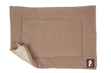 Yap Cossii Cage and Carrier Mat, Beige Faux Lambswool, 28 x 42 inch