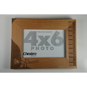 Wood frame featuring keyboard and rose