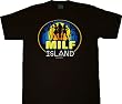 30 Rock MILF Island Black T-shirt Tee
