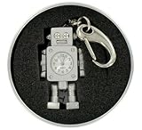 Paperchase Keychain. Silver Robot Design