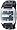 Fossil Herren-Armbanduhr Analog Leder schwarz Trend JR9991