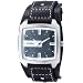 Fossil Herren-Armbanduhr Analog Leder schwarz Trend JR9991