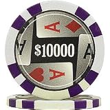 100 4 Aces Poker Chips - $10,000