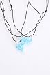 Latticino Heart Necklace