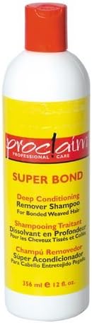 Proclaim White Super Bond Hair Glue 0.75 &amp; Proclaim Super Bond Remover Shampoo 12 oz.