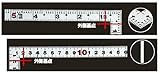 シンワ測定 10048 曲尺平ぴた シルバー １尺／３０ｃｍ 併用目盛