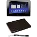 Smoke - Smooth Durable Protective TPU Silicone Gel Skin Cover Case with Full Diamond Texture Design for BlackBerry PlayBook 4G Tablet