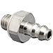 SMC M Series Brass Miniature Tube Fitting, Barb Fitting for Soft Tubing, 3.18mm x 2.18mm Tube OD x M3x0.5