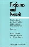 Produkt-Bild: Pietismus und Neuzeit. Ein Jahrbuch zur Geschichte des neueren Protestantismus: Beitr&auml;ge zur Geschichte des W&uuml;rttembergischen Pietismus: BD 24