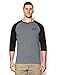 Under Armour Men's UA Tri-Blend 3/4 Sleeve Tee, Greyhound Heather/Asphalt Heather/Stealth Gray, XL