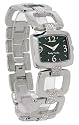 Betty Barclay Ladies Stainless Steel Bracelet Watch With Black Dial