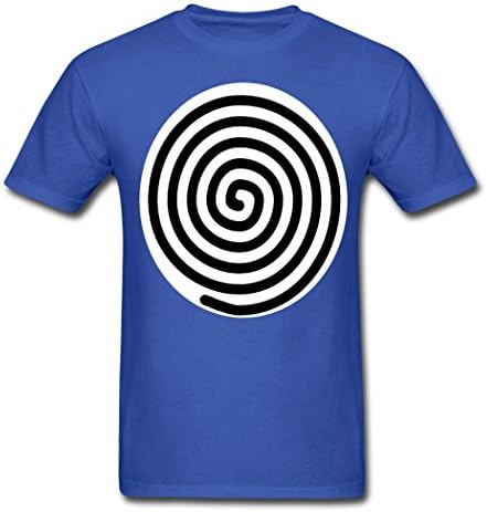 ZAKE Hot Sale Men's Whirl Poliwhirl T-Shirts Royal blue XL