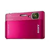 Sony Cyber-shot DSC-TX5 10.2MP CMOS Digital Camera with 4x Wide Angle Zoom with SteadyShot Image Stabilization and 3.0 Inch Touch Screen LCD (Red)