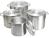 IMAGE OF Concord 12 Piece Stockpot Set, Aluminum
