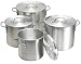 Kitchen & Housewares : Concord 12 Piece Stockpot Set, Aluminum