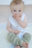 BabyLegs Olive/Khaki Beinwaermer / Baby-Stulpen, Einheitsgroesse, Laenge 34 cm, passt Babys und Kindern bis 12 Jahre