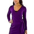 GO International&reg; Wrap Long Sleeve Sweater - Violet Wave