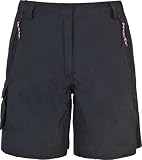 Womens Ladies TRESPASS Quick Dry Scotchguard Hiking Shorts Black Sizes 8-18